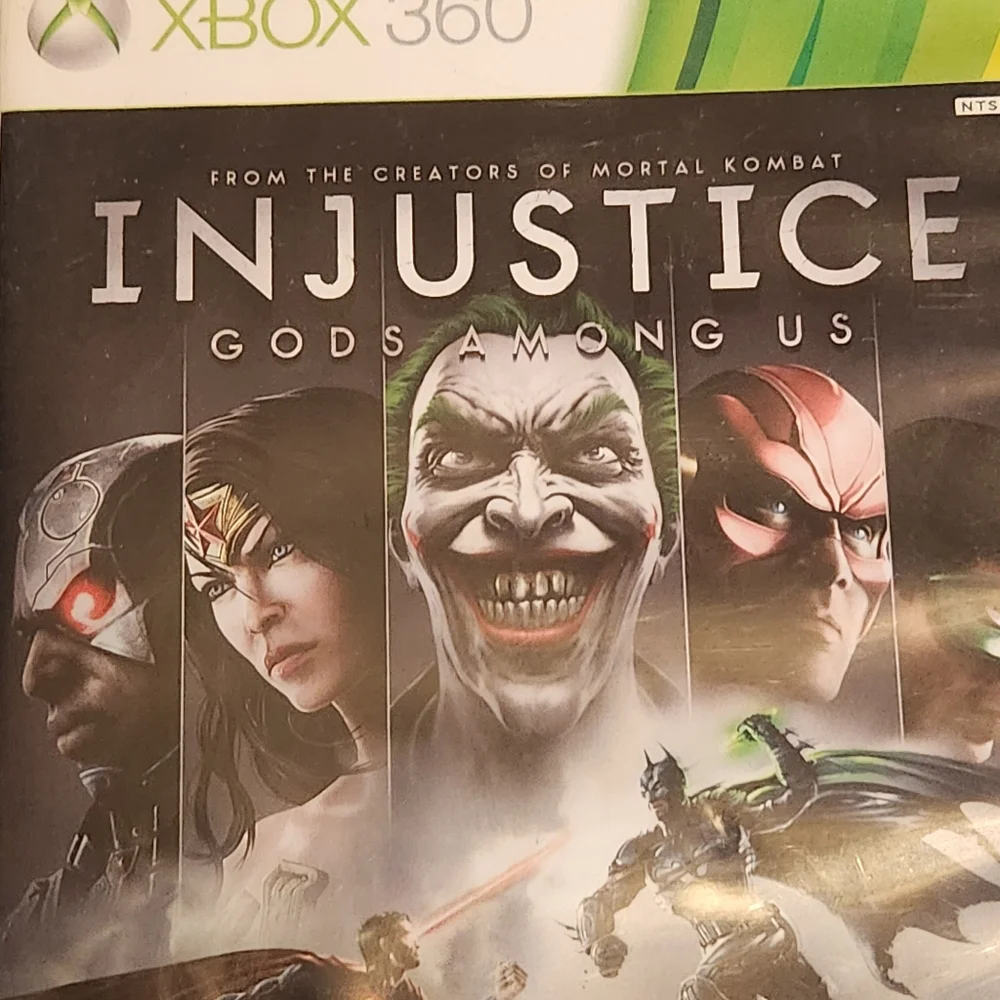 XBOX 360 WB DC Comics Injustice Gods Among Us Video Game Rated Teen